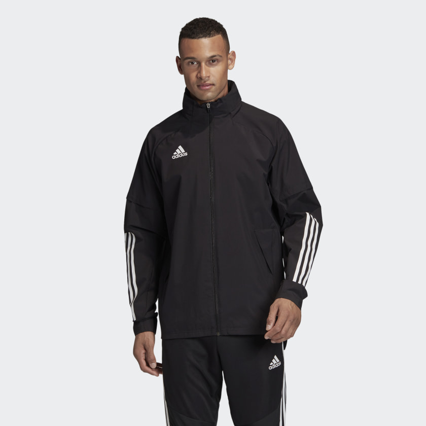 фото Спортивная ветровка мужская adidas ea2507 черная xs