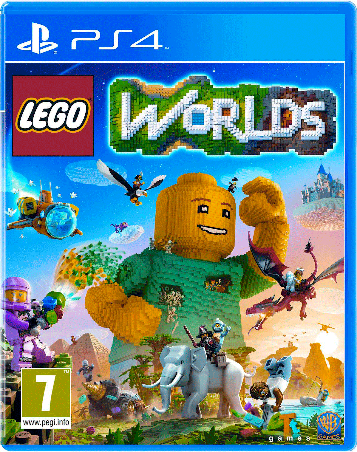 Игра LEGO Worlds (Sony PlayStation 4, русские субтитры)