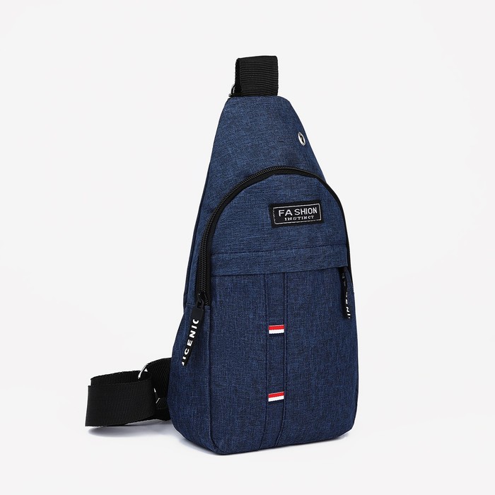 

Сумка-слинг мужская NoBrand 9704746 синяя, 30х16х4 см, Синий, 9704746