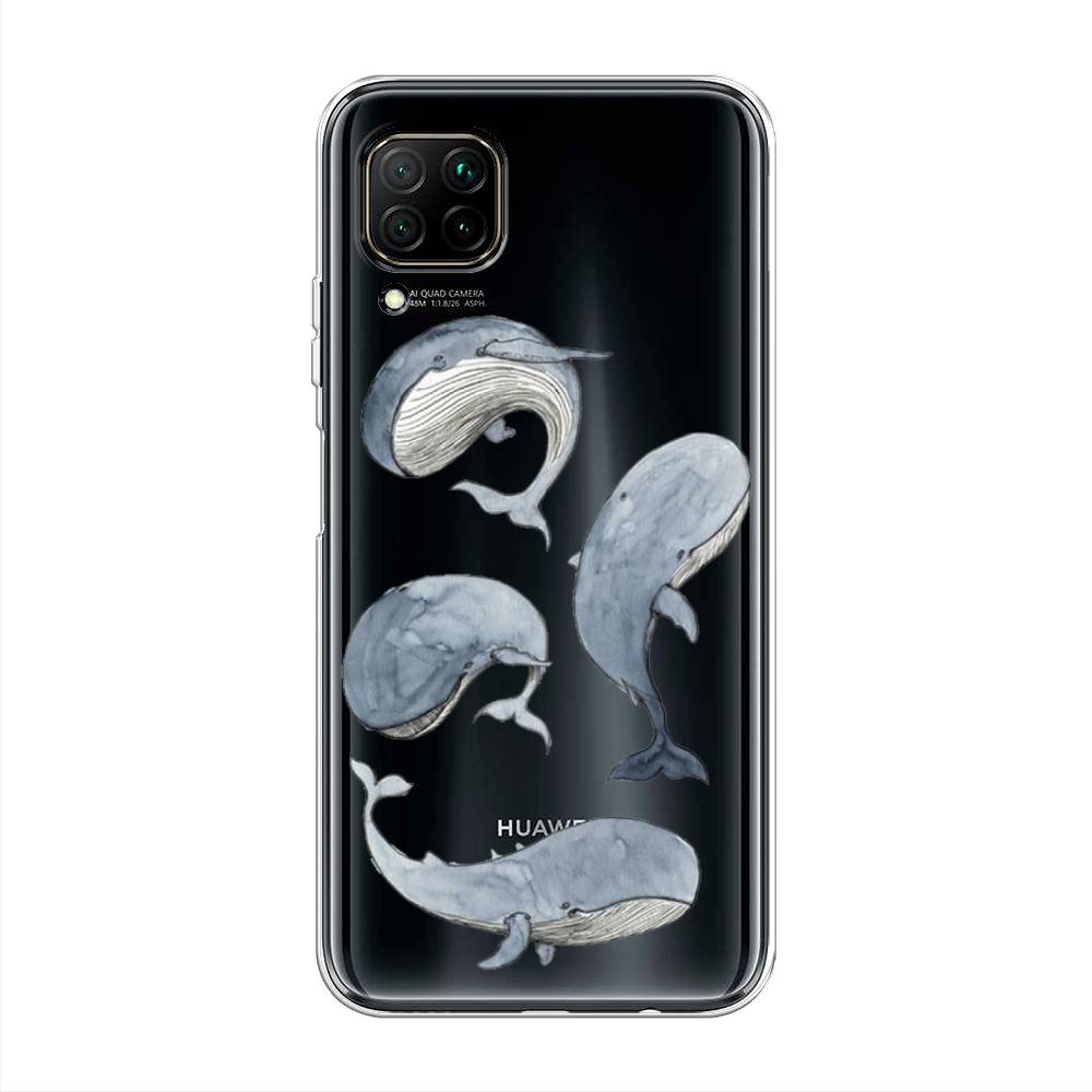 

Чехол Awog на Huawei Nova 7i "Киты", Разноцветный, 611850-1