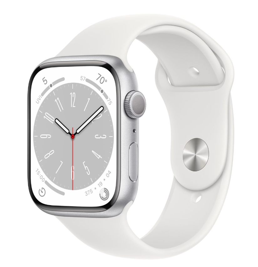 Смарт-часы Apple Watch Series 8 45mm Silver Aluminium (ремешок S/M)