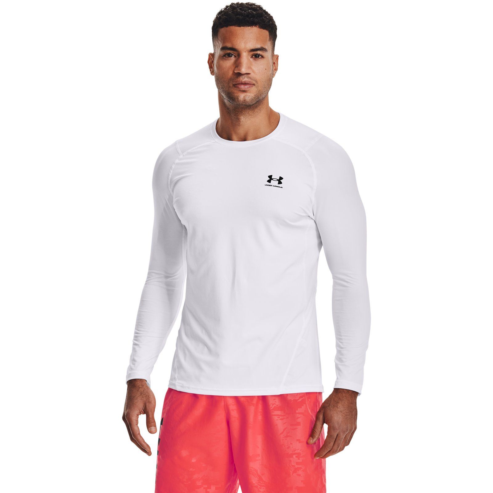 фото Лонгслив мужской under armour 1361506-100 белый 2xl