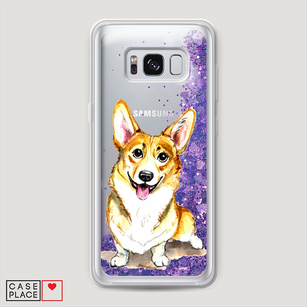 

Чехол Awog на Samsung Galaxy S8 "Малыш корги", Разноцветный, 24792-1