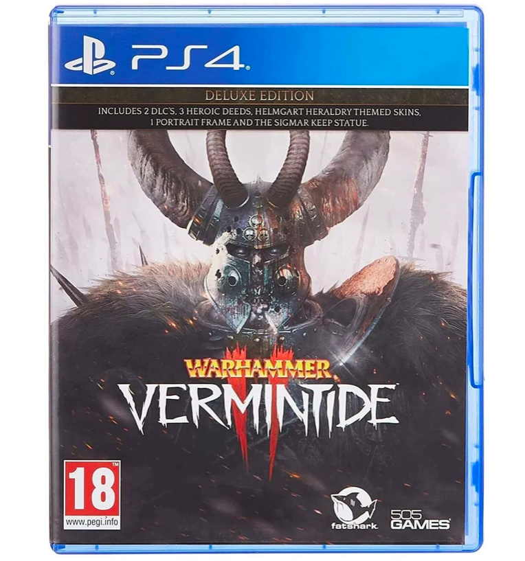 Игра Warhammer: Vermintide II Deluxe Edition (код загрузки, PS4, русские субтитры)