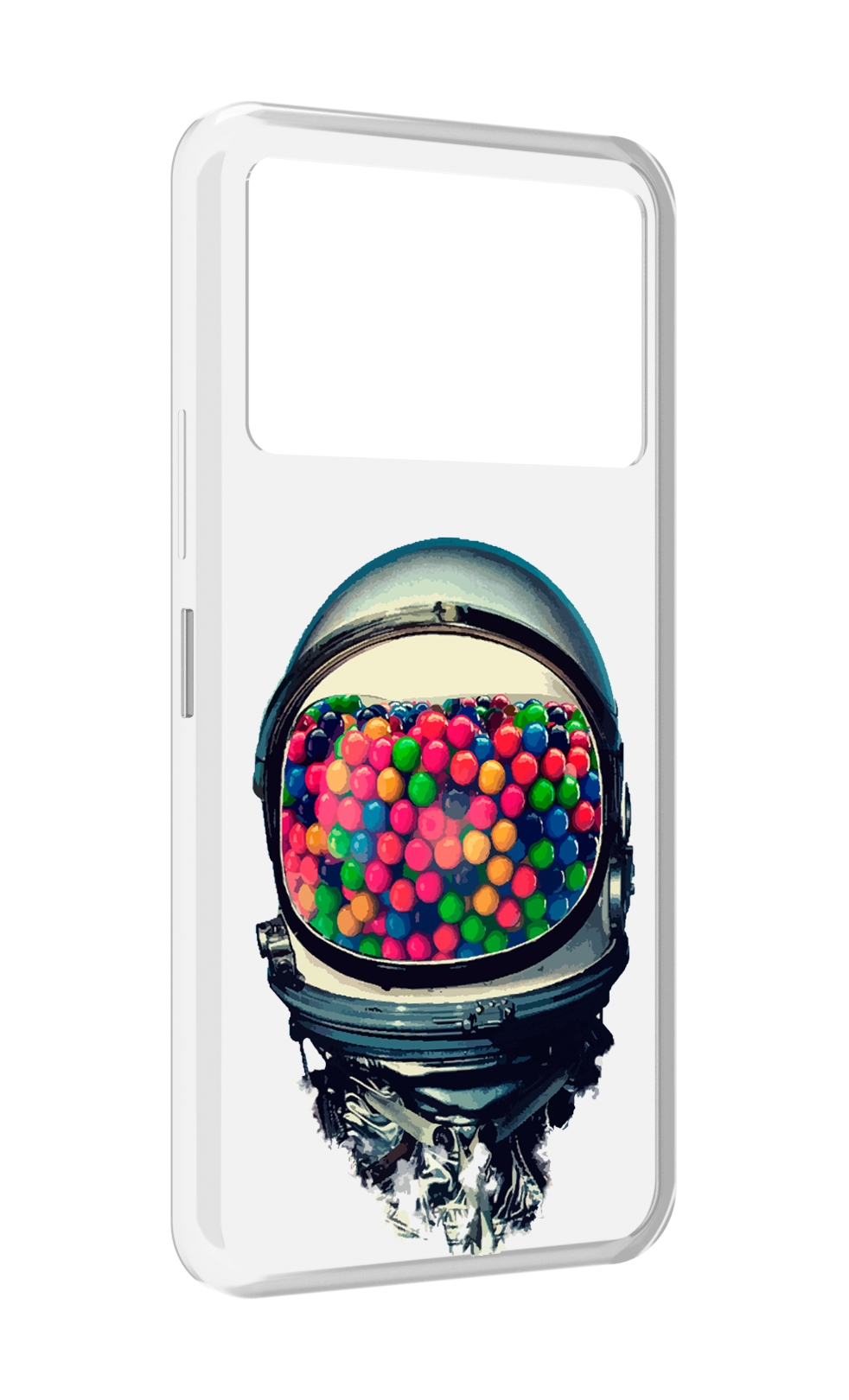 

Чехол MyPads шлем космонавта для Infinix NOTE 12 VIP (X672), Прозрачный, Tocco