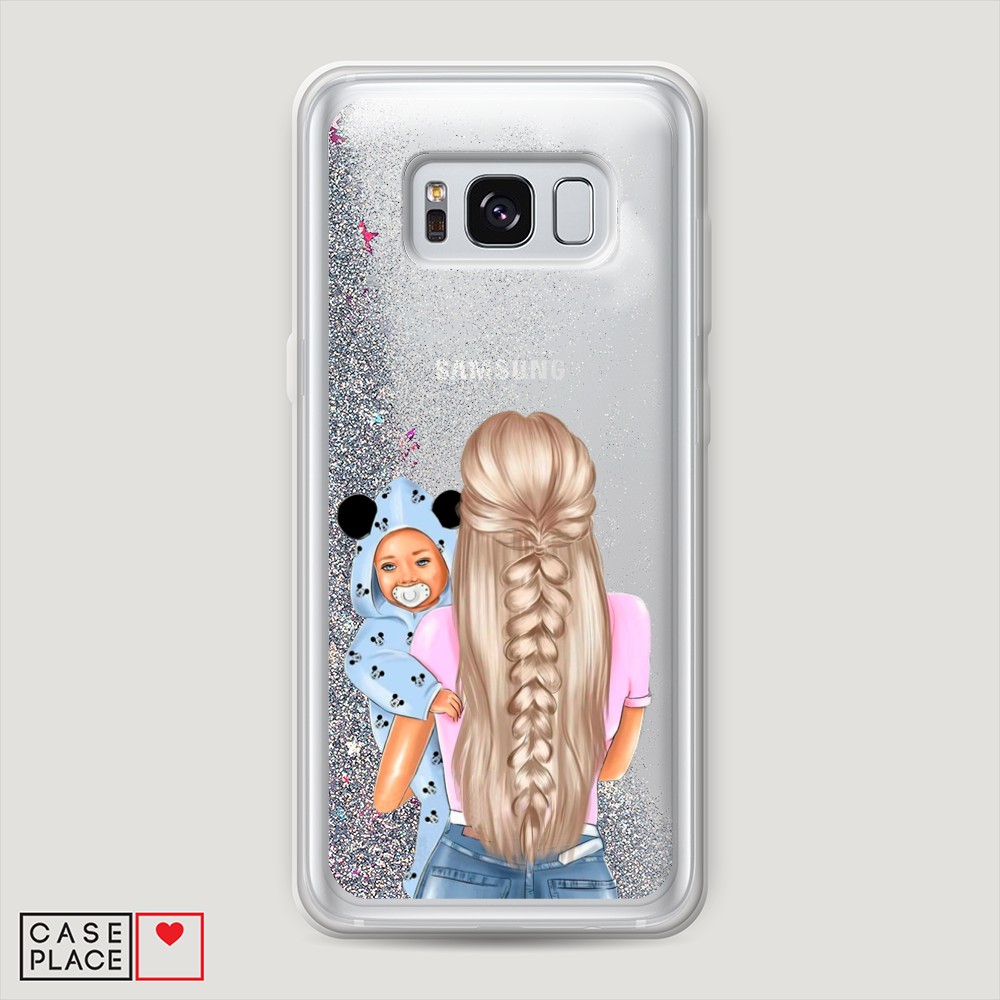 

Чехол Awog на Samsung Galaxy S8 "Молодая мама", Разноцветный, 24791-1
