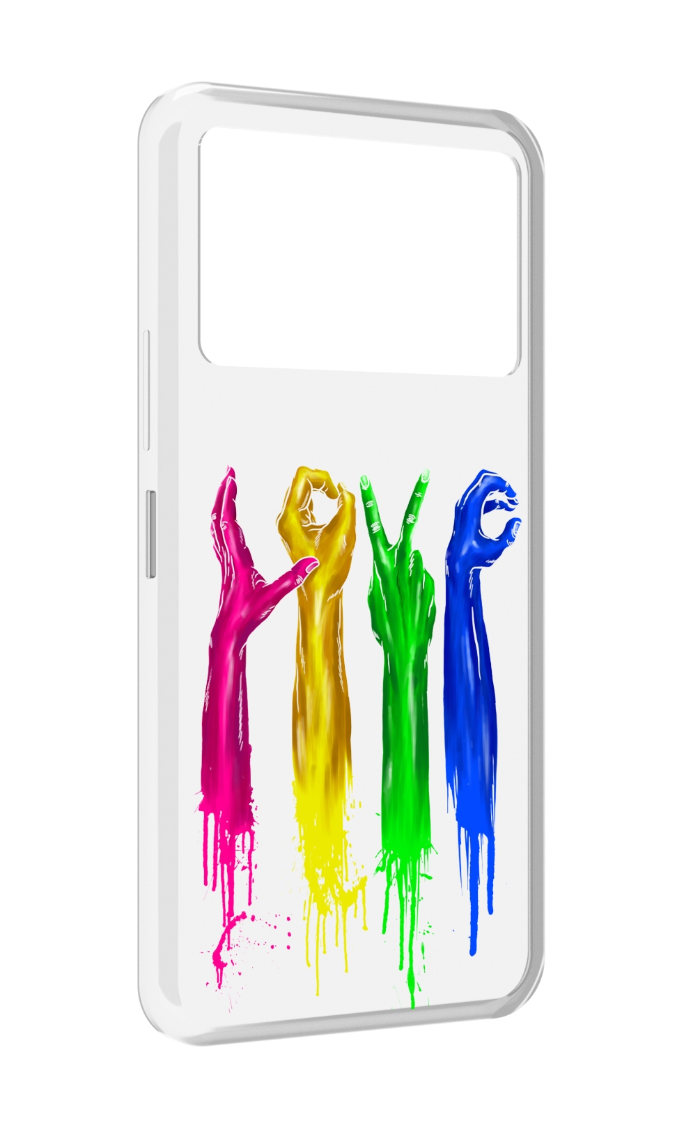 

Чехол MyPads яркие руки love для Infinix NOTE 12 VIP (X672), Прозрачный, Tocco