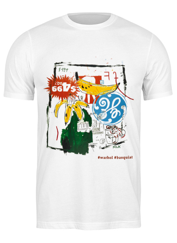 

Футболка мужская Printio Warhol - basquiat белая L, Белый, Warhol - basquiat