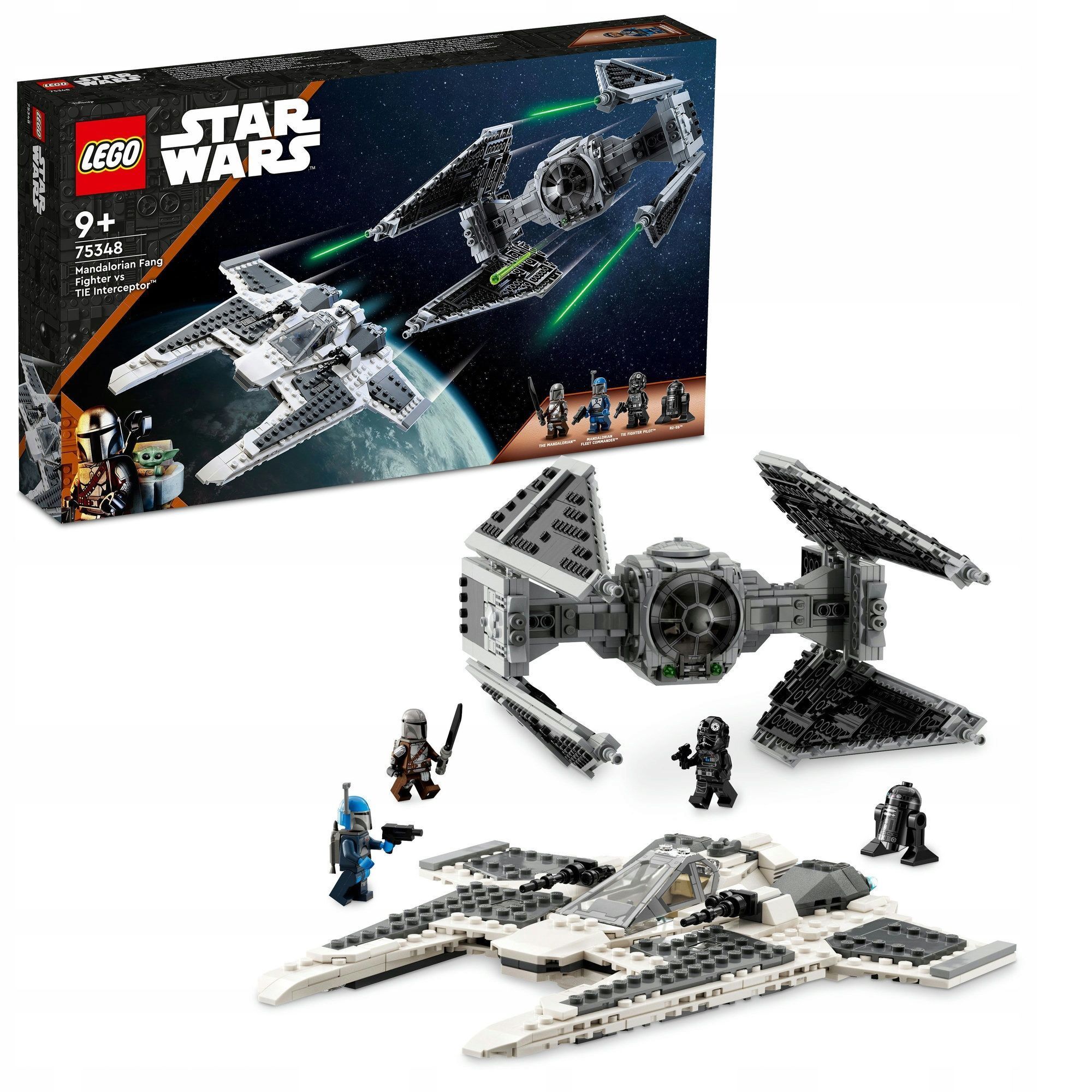 Конструктор LEGO Star Wars 75348 Клык мандалорского истребителя конструктор lego star wars микрофайтер истребителя мандалорца n 1 88 деталей 75363