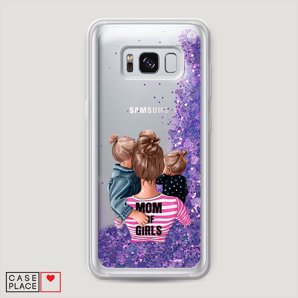 

Чехол Awog на Samsung Galaxy S8 "Mom of Girls", Разноцветный, 24792-1