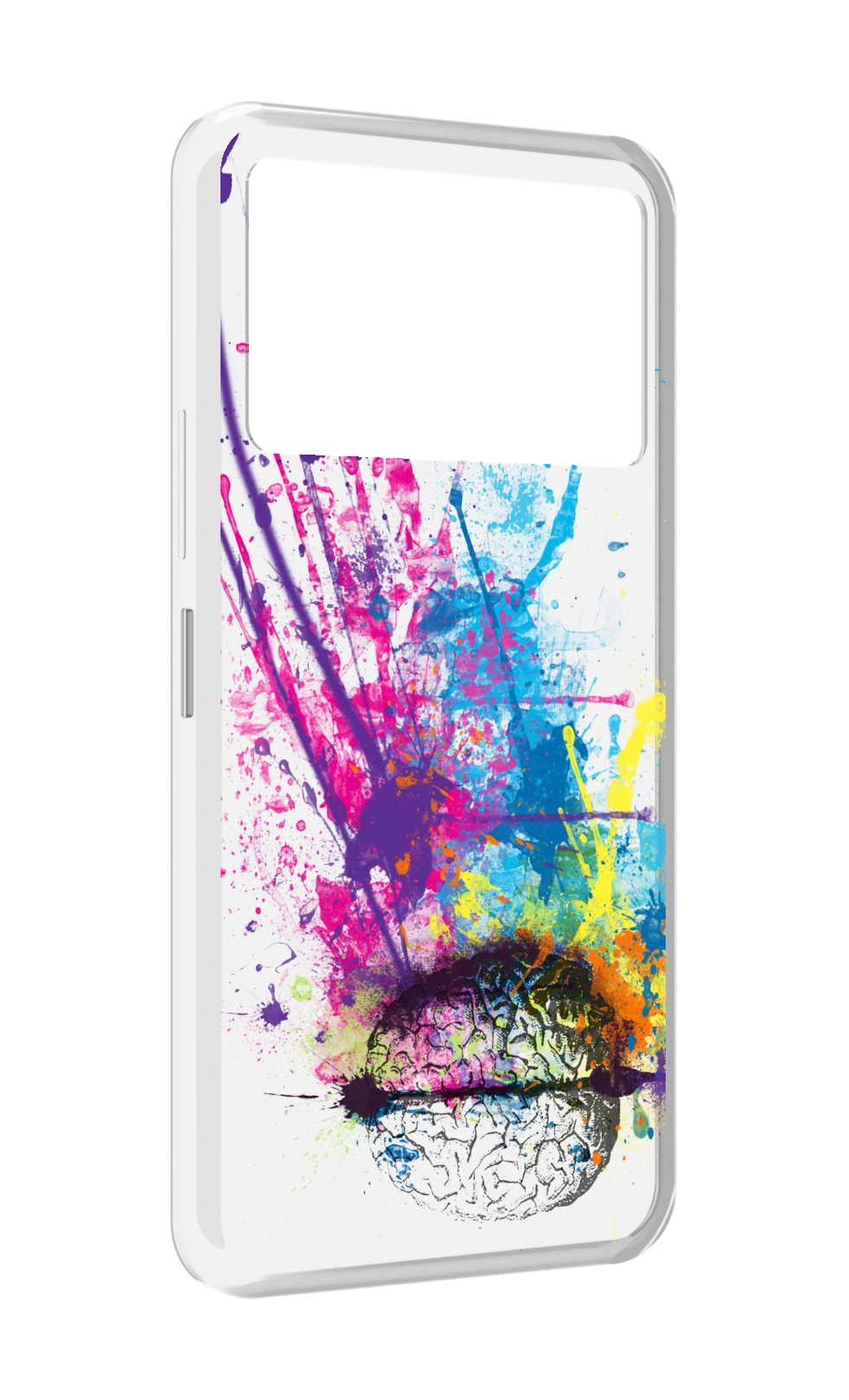 

Чехол MyPads яркий красочный мозг для Infinix NOTE 12 VIP (X672), Прозрачный, Tocco