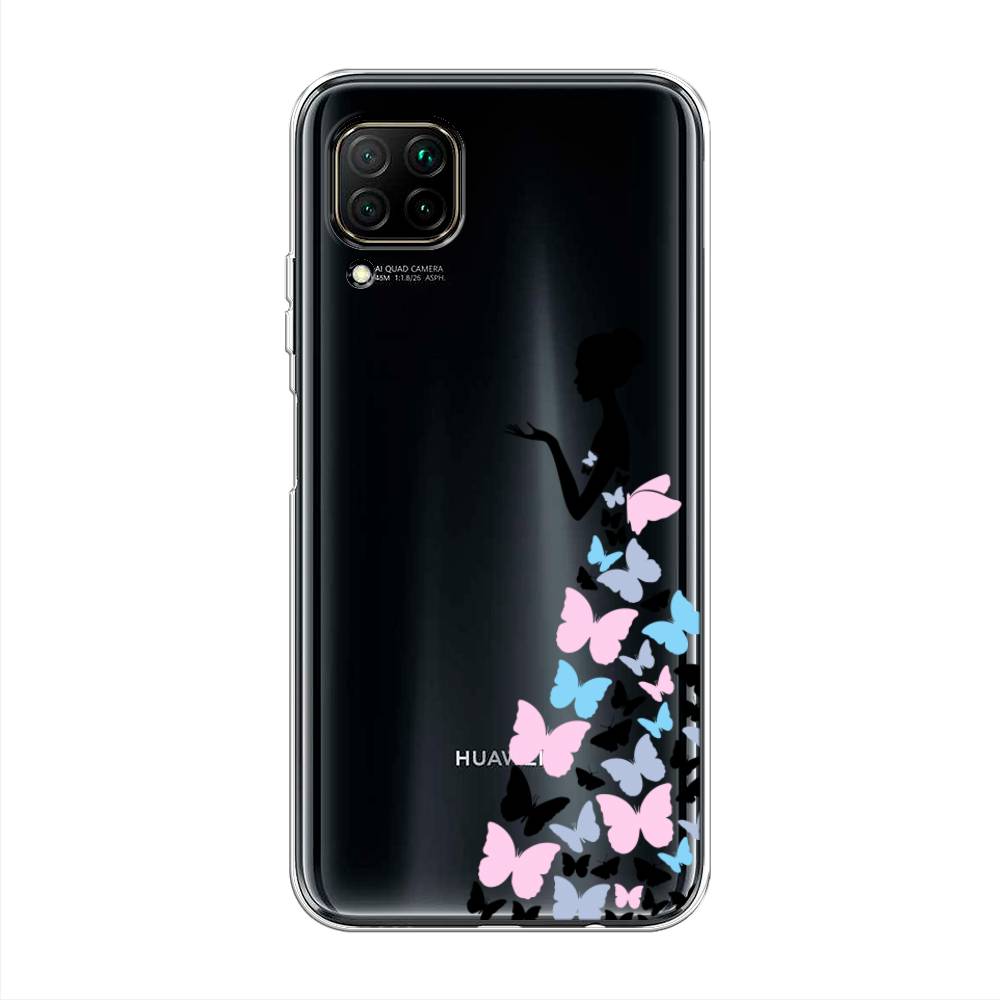

Чехол Awog на Huawei Nova 7i "Платье из бабочек", Разноцветный, 611850-1