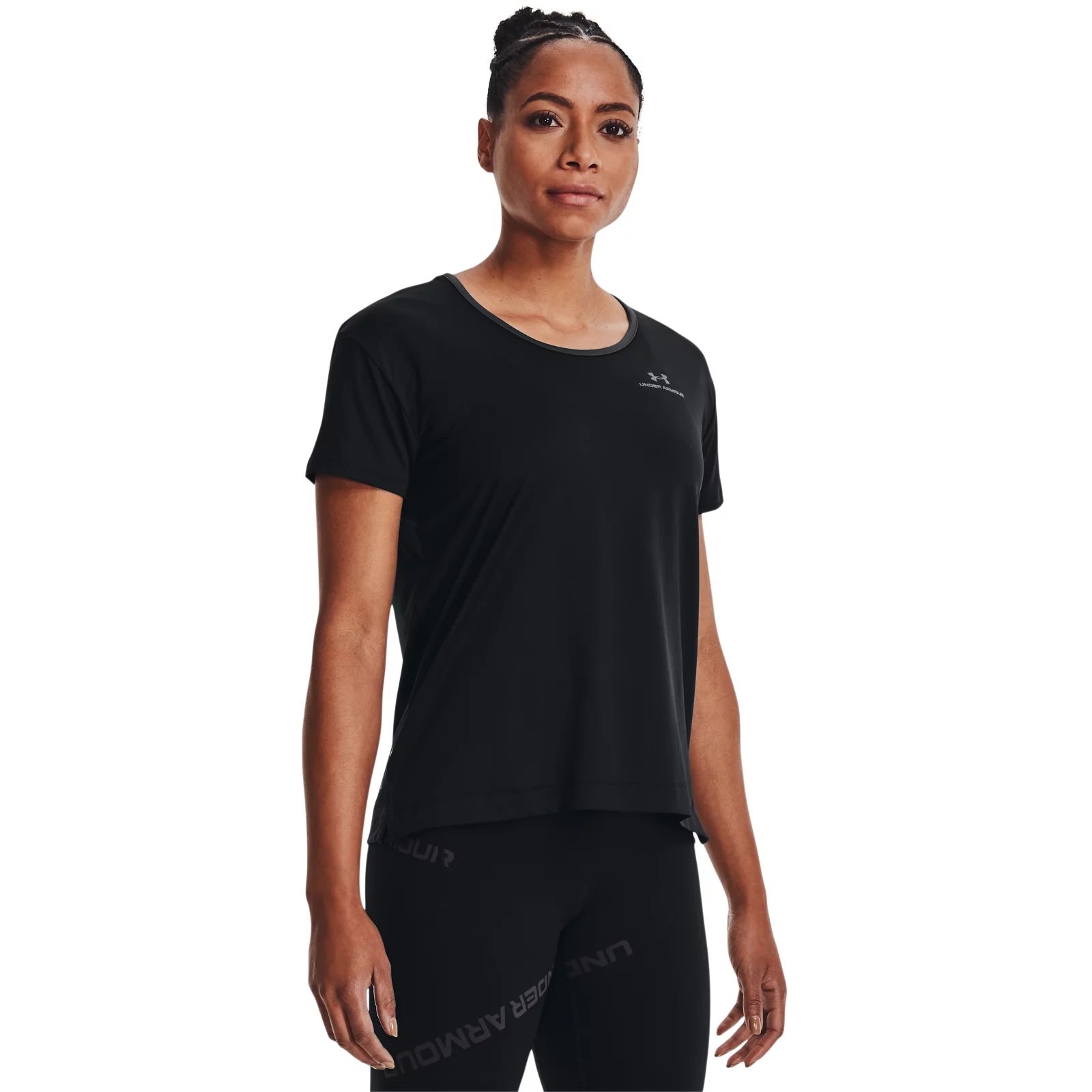 фото Футболка женская under armour 1365735-002 черная s/m