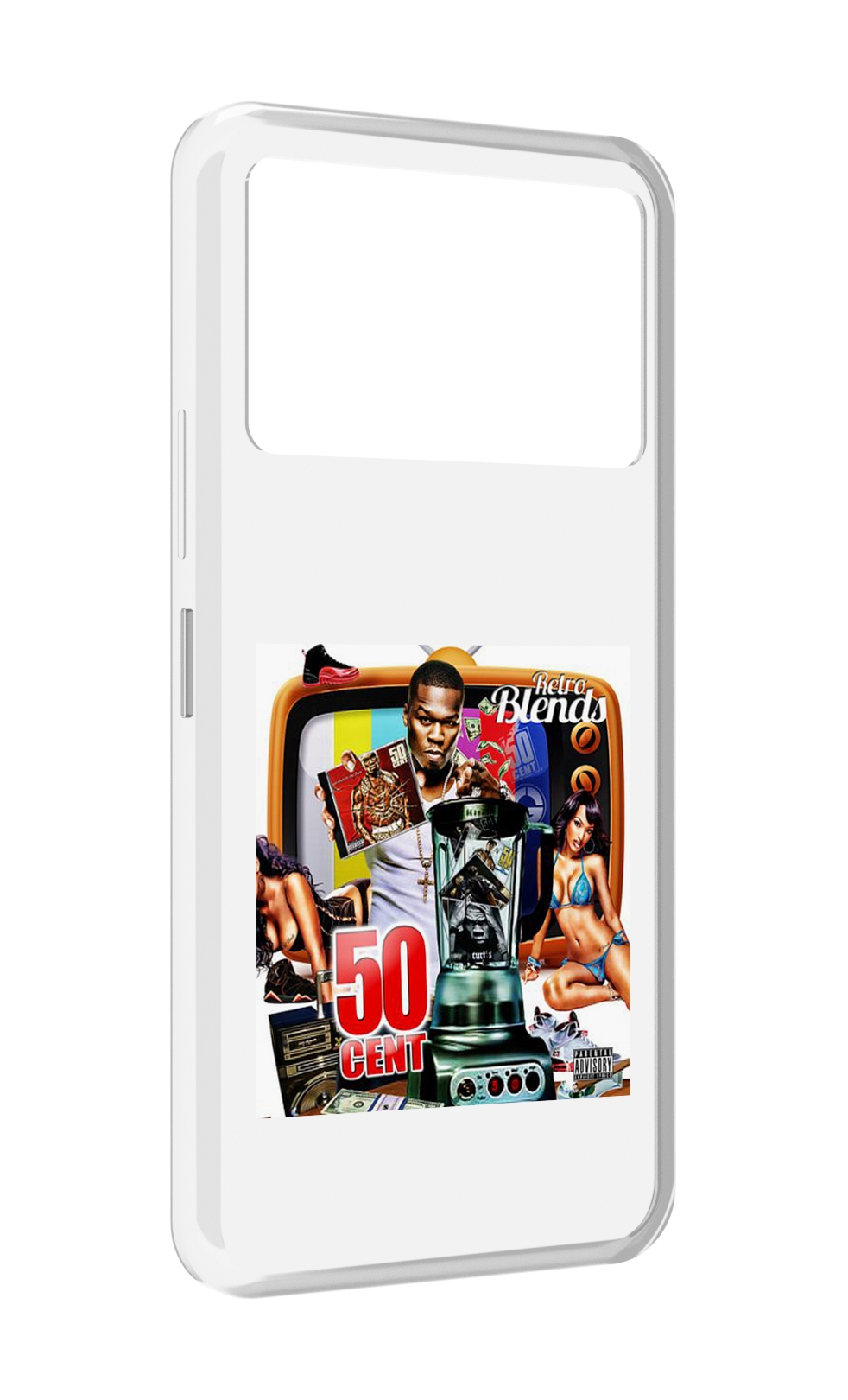 

Чехол MyPads 50 Cent - Retro 50 Cent Blends для Infinix NOTE 12 VIP (X672), Прозрачный, Tocco