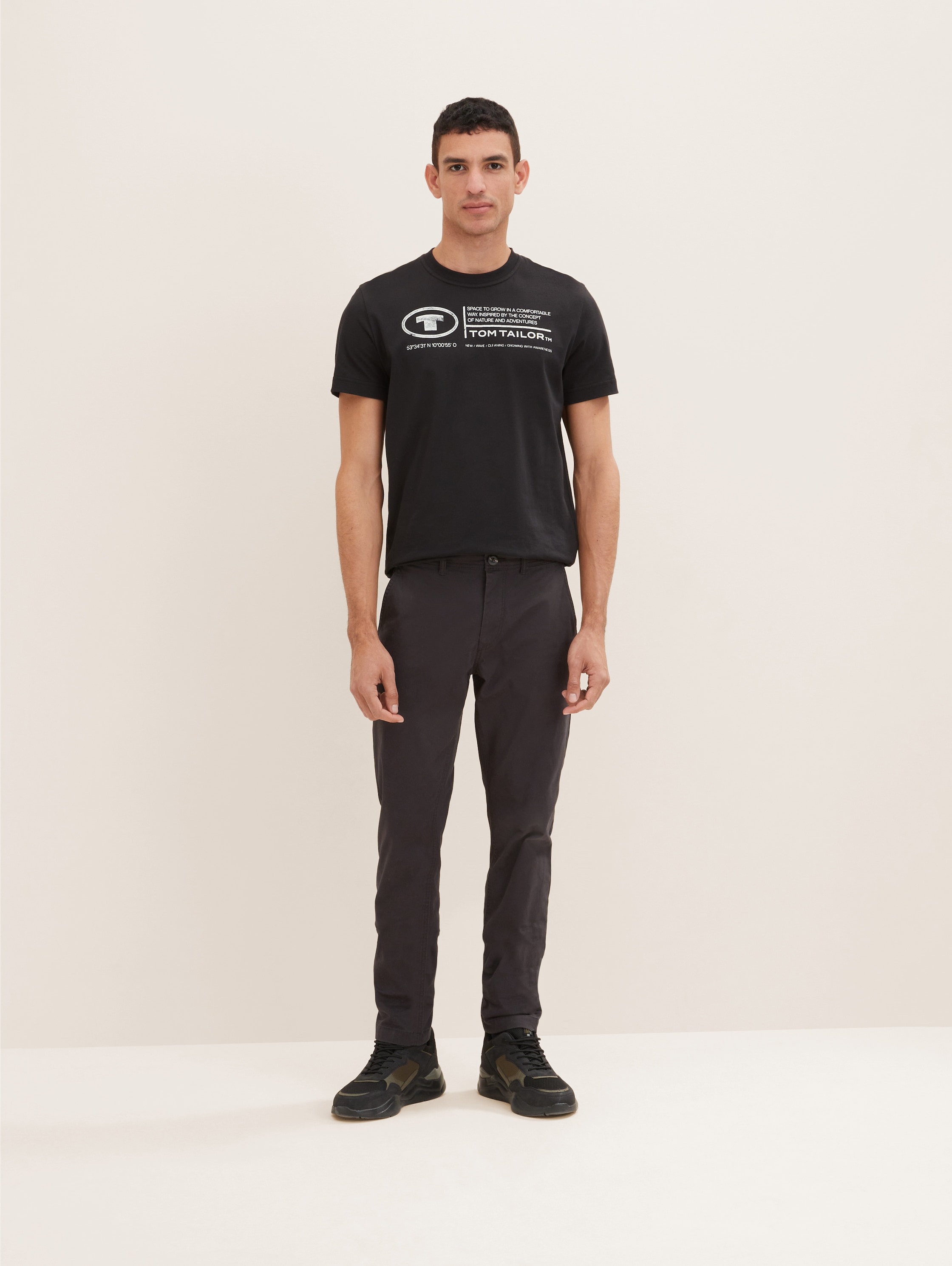 

Брюки мужские TOM TAILOR 1035046 черные 31/34, 1035046