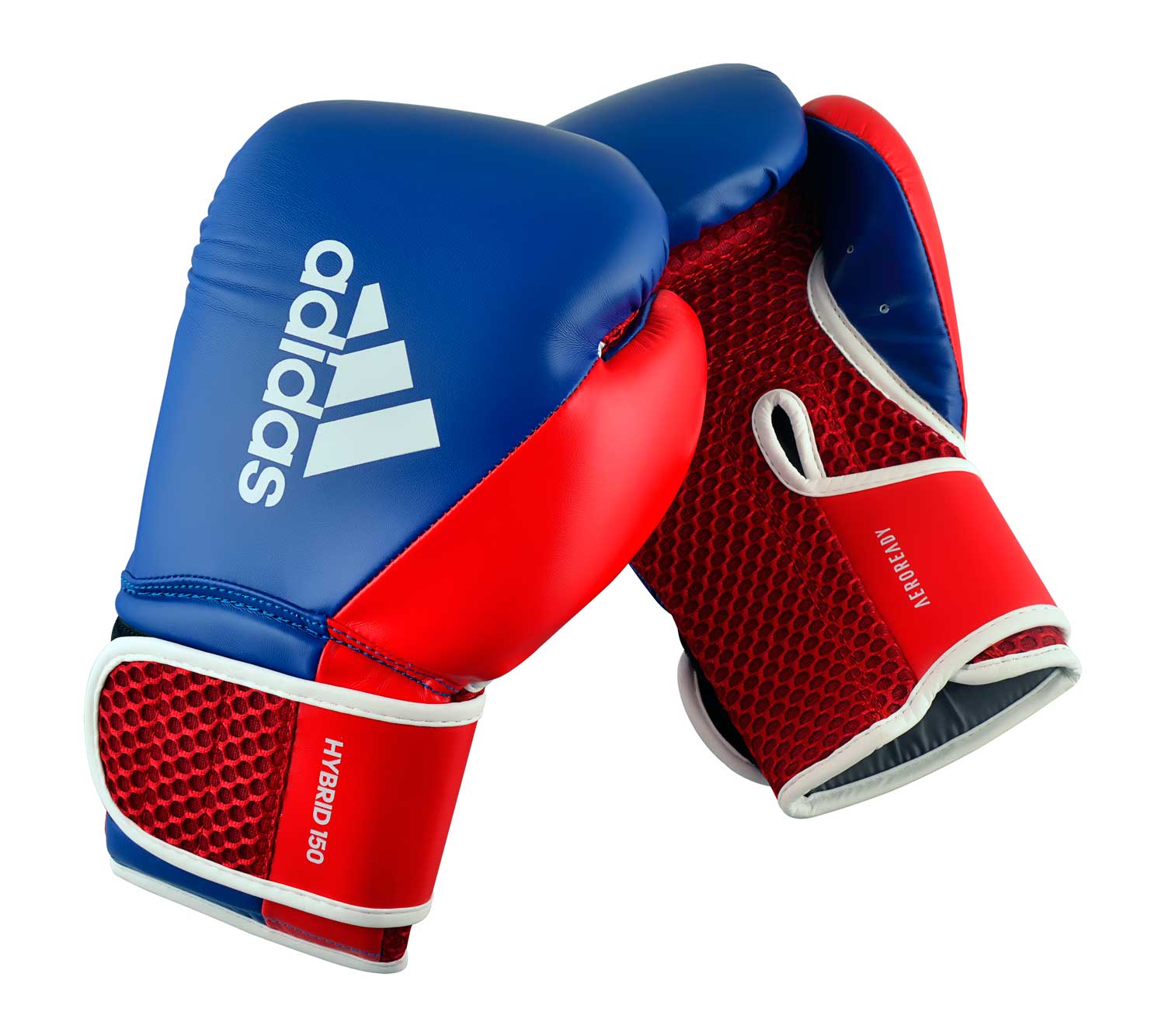 Перчатки боксерские Hybrid 150 сине-красные (вес 8 унций)