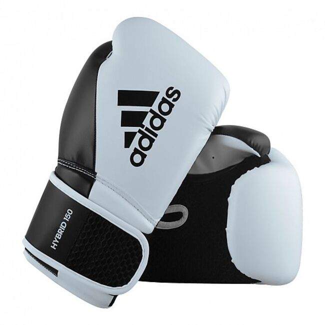 

Перчатки боксерские Adidas Hybrid 150 бело-чёрные, 12 унций, Черный;белый, Hybrid 150