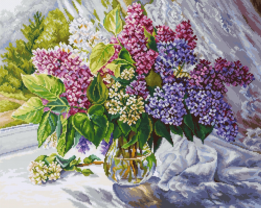 

Набор для вышивания Luca-S Букет Сирени, 40х32 см (LUCA.B7015)