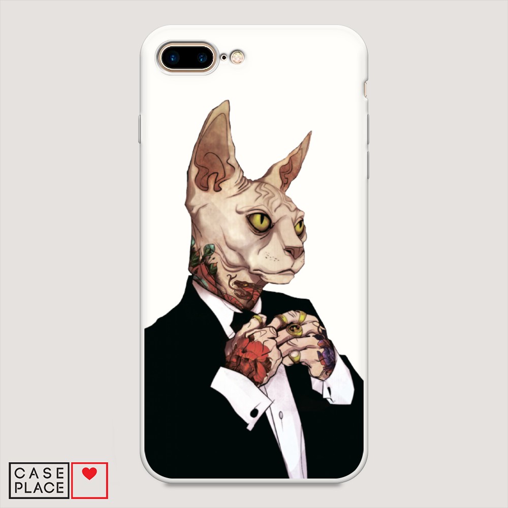 

Чехол Awog на Apple iPhone 8 Plus / Айфон 8 Plus "Татуированный сфинкс", Разноцветный, 10957-1