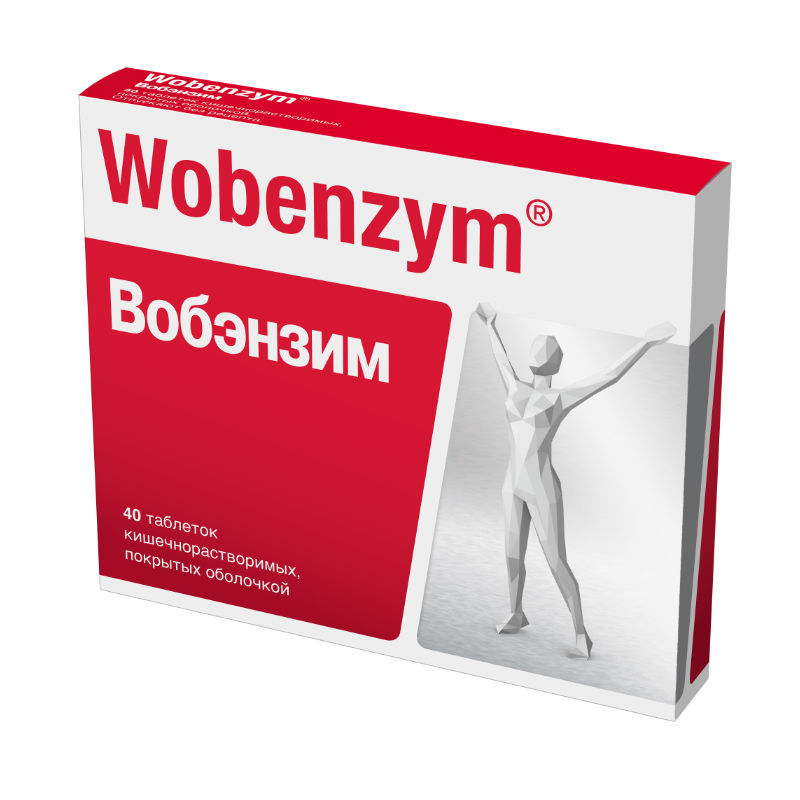 Купить Вобэнзим таблетки 40 шт., Mucos Pharma