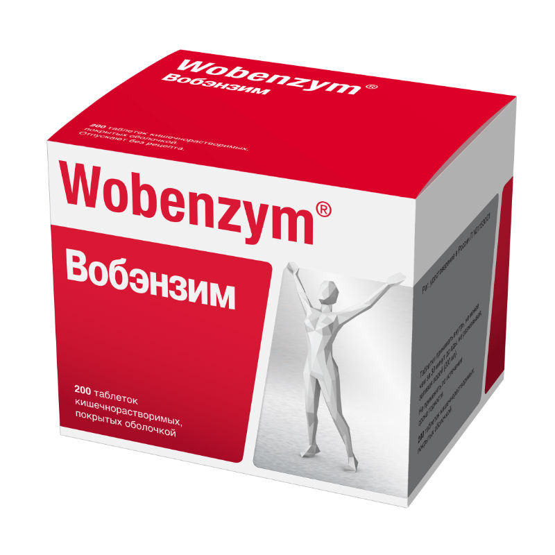Купить Вобэнзим таблетки 200 шт., Mucos Pharma
