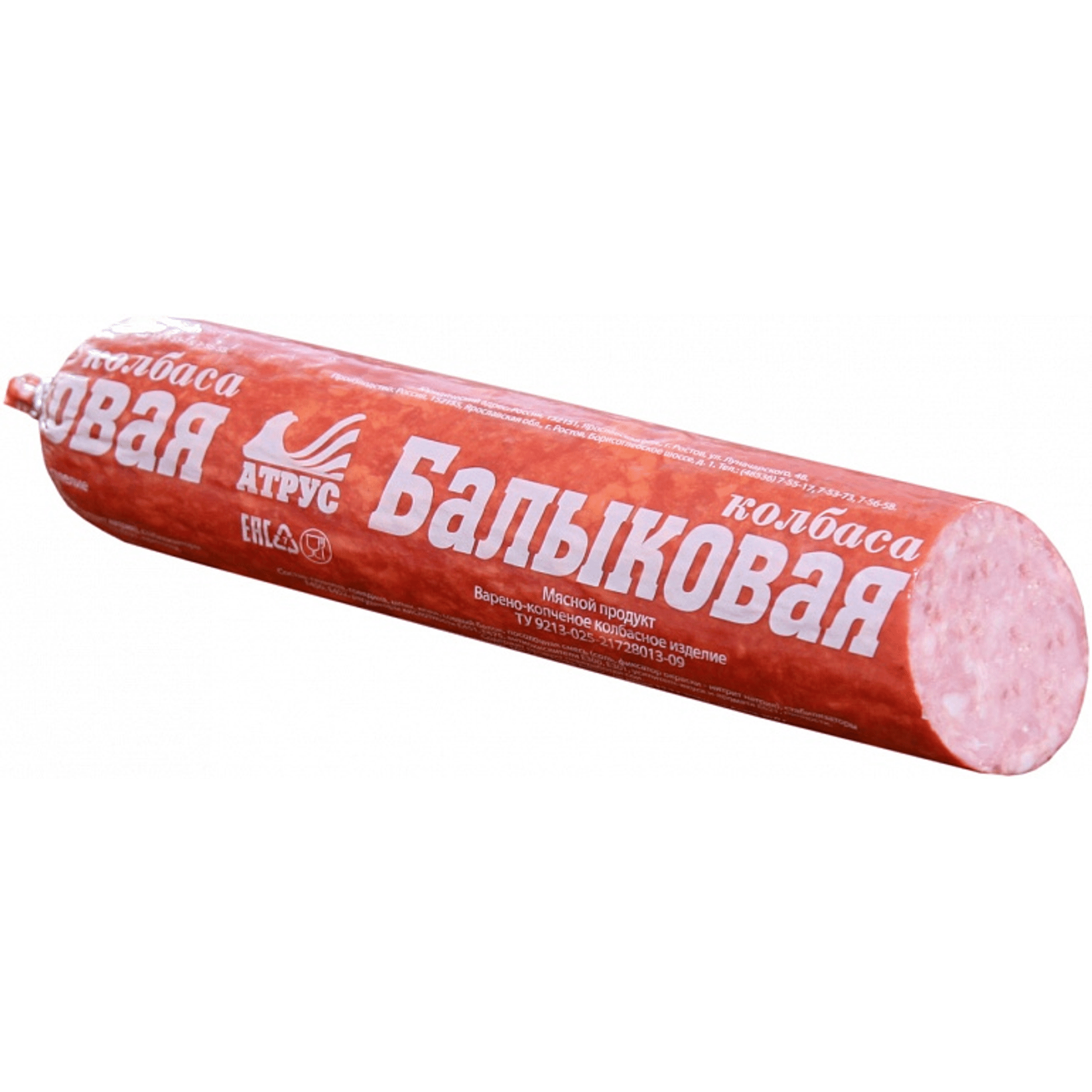 

Колбаса Атрус Балыковая варено-копченая +-1 кг