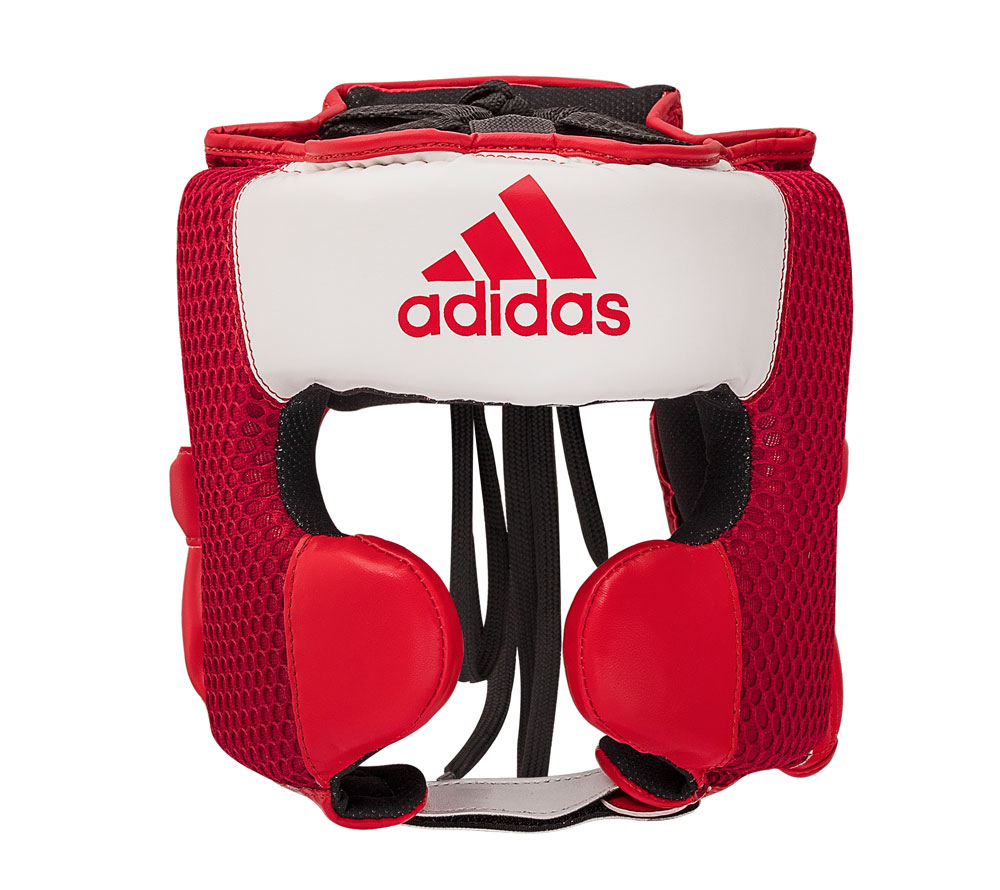 Шлем боксерский Hybrid 150 Headgear красно-белый (размер M)