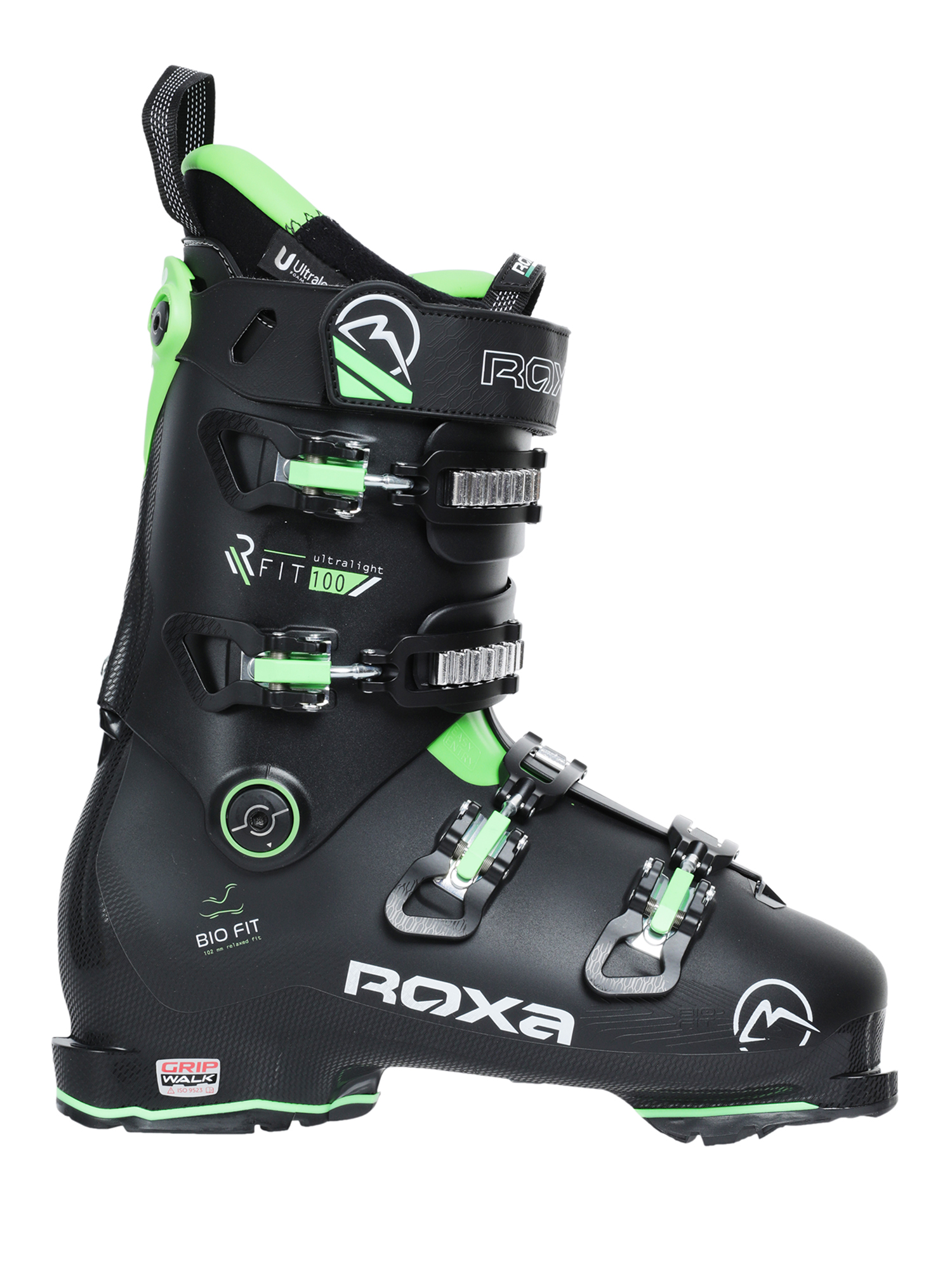 фото Горнолыжные ботинки roxa rfit 100 gw black/green (см:30,5)