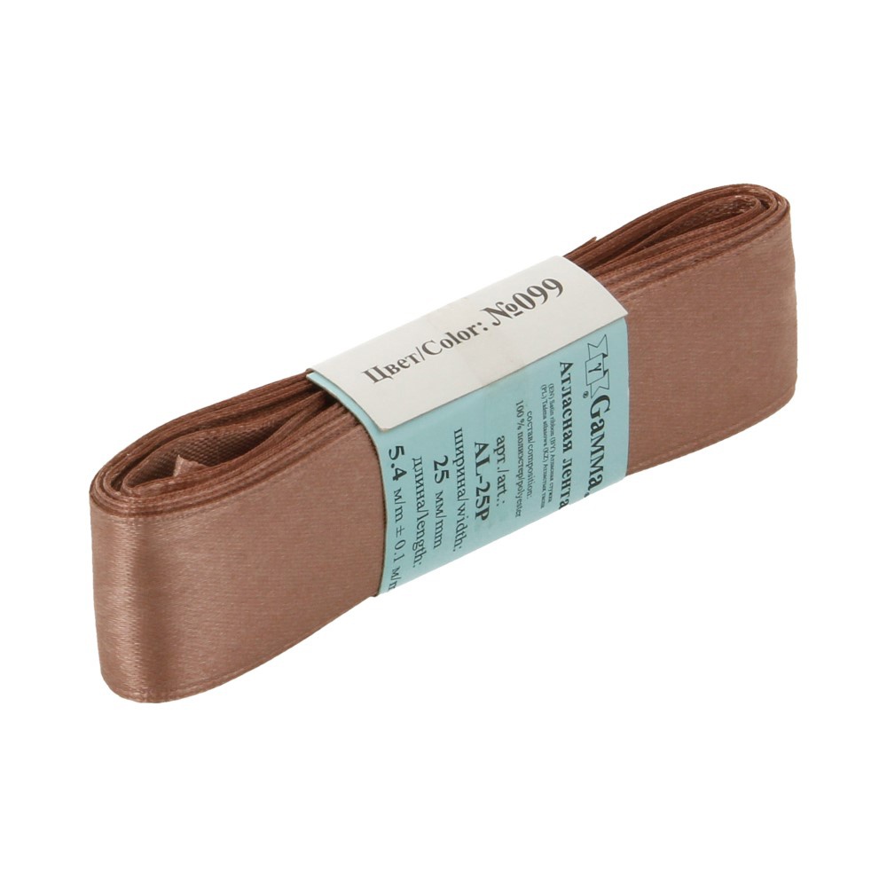 

Gamma 25 мм, 5х54 м, №099, коричневая, 25 мм, 5х54 м, №099, коричневая