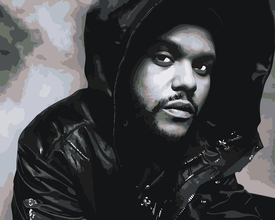 

Картина по номерам Цветное Музыкант The Weeknd Викенд 2