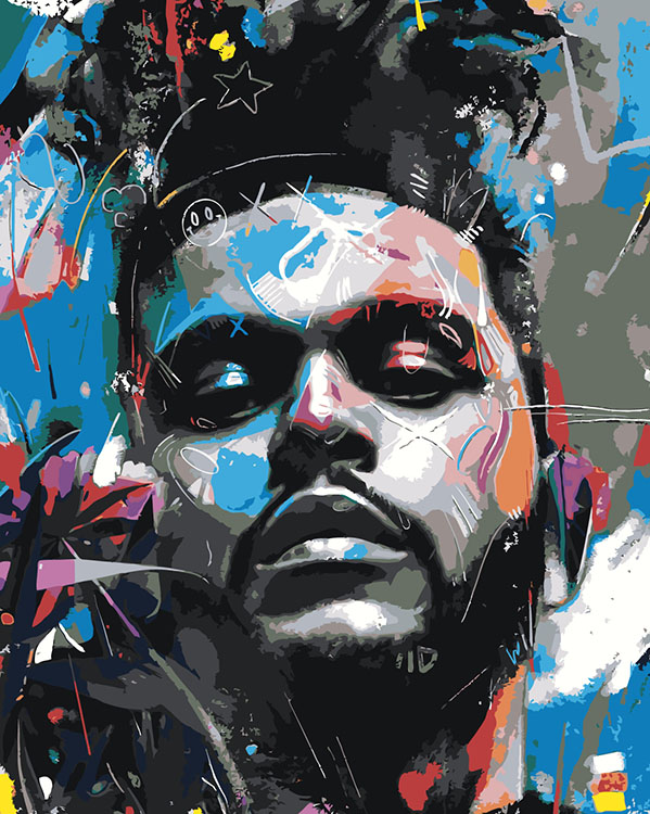 

Картина по номерам Цветное Музыкант The Weeknd Викенд Арт 2