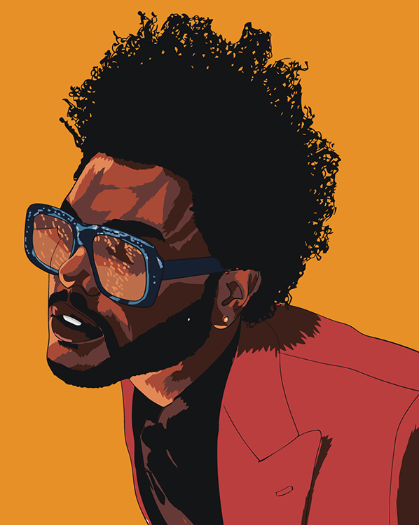 

Картина по номерам Цветное Музыкант The Weeknd Викенд Арт 3