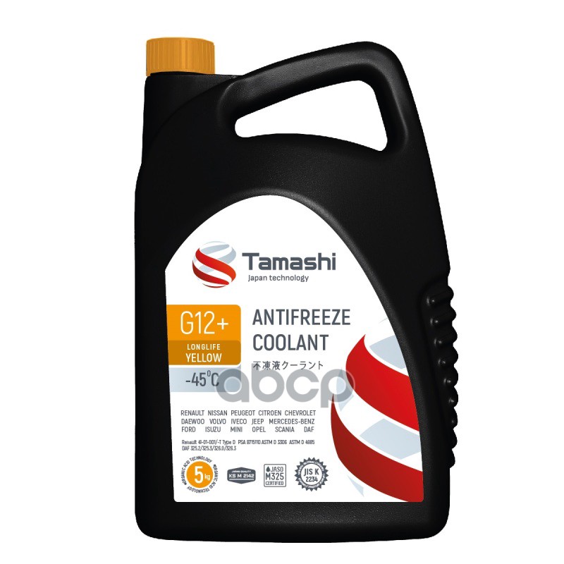 

Антифриз Tamashi AFTY5 желтый