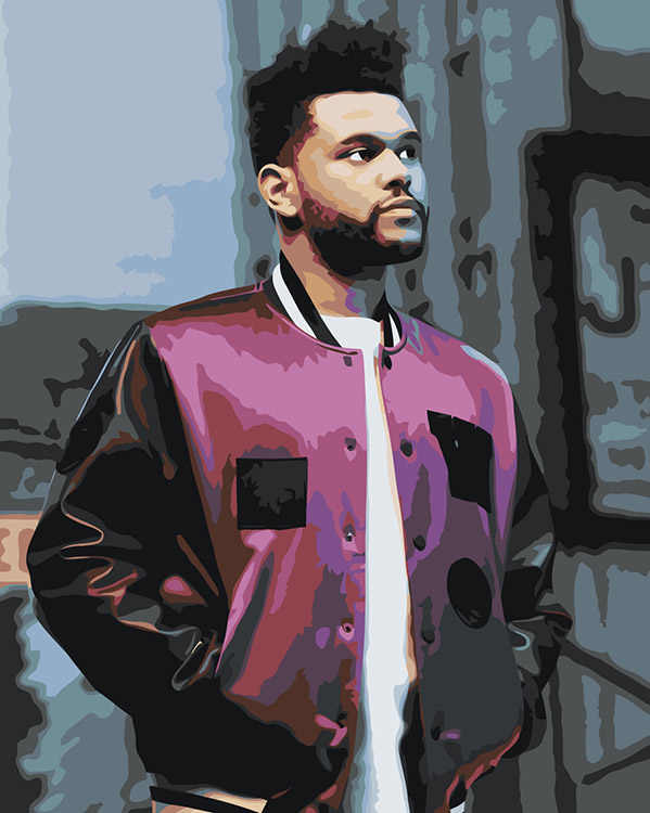 

Картина по номерам Цветное Музыкант The Weeknd Викенд