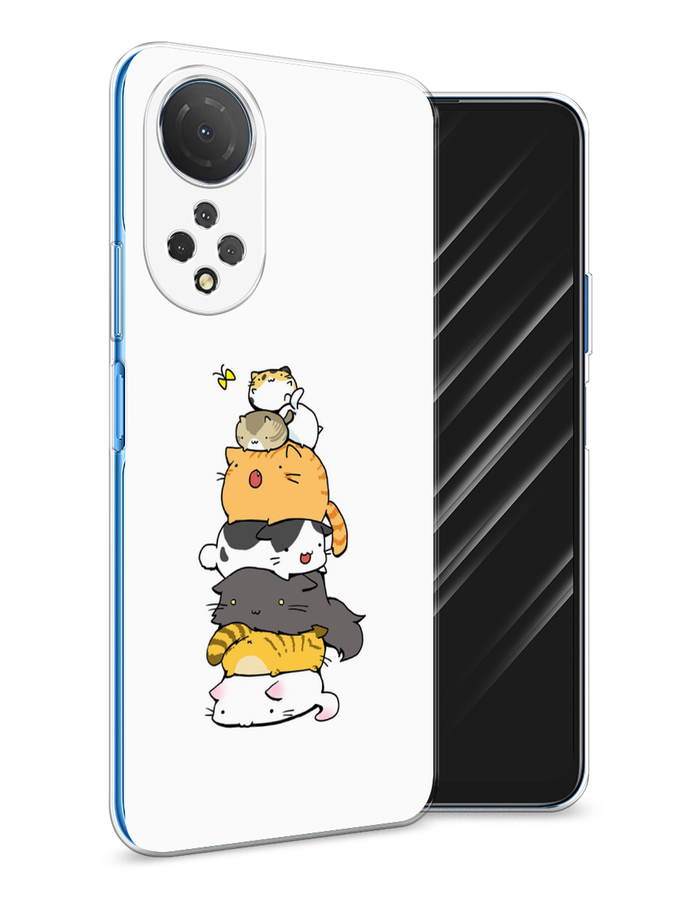 

Чехол Awog на Honor X7 2022 "Бутерброд из котиков", Разноцветный, 6108850-10