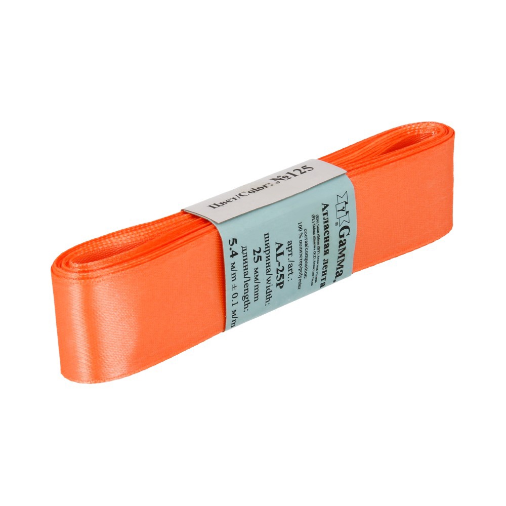 

Gamma 25 мм, 5х54 м, №125, красно-оранжевая, 25 мм, 5х54 м, №125, красно-оранжевая