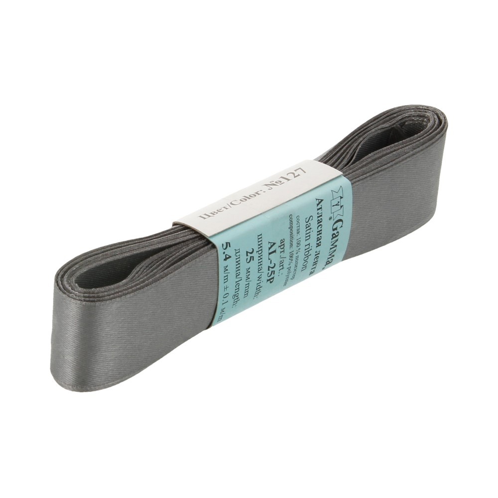 

Gamma 25 мм, 5х54 м, №127, серая, 25 мм, 5х54 м, №127, серая