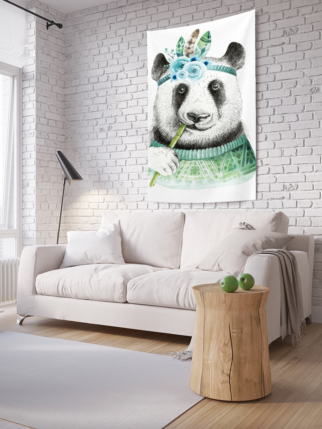 

Вертикальное фотопанно на стену JoyArty Крутышка панда 100x150 см, Крутышка панда