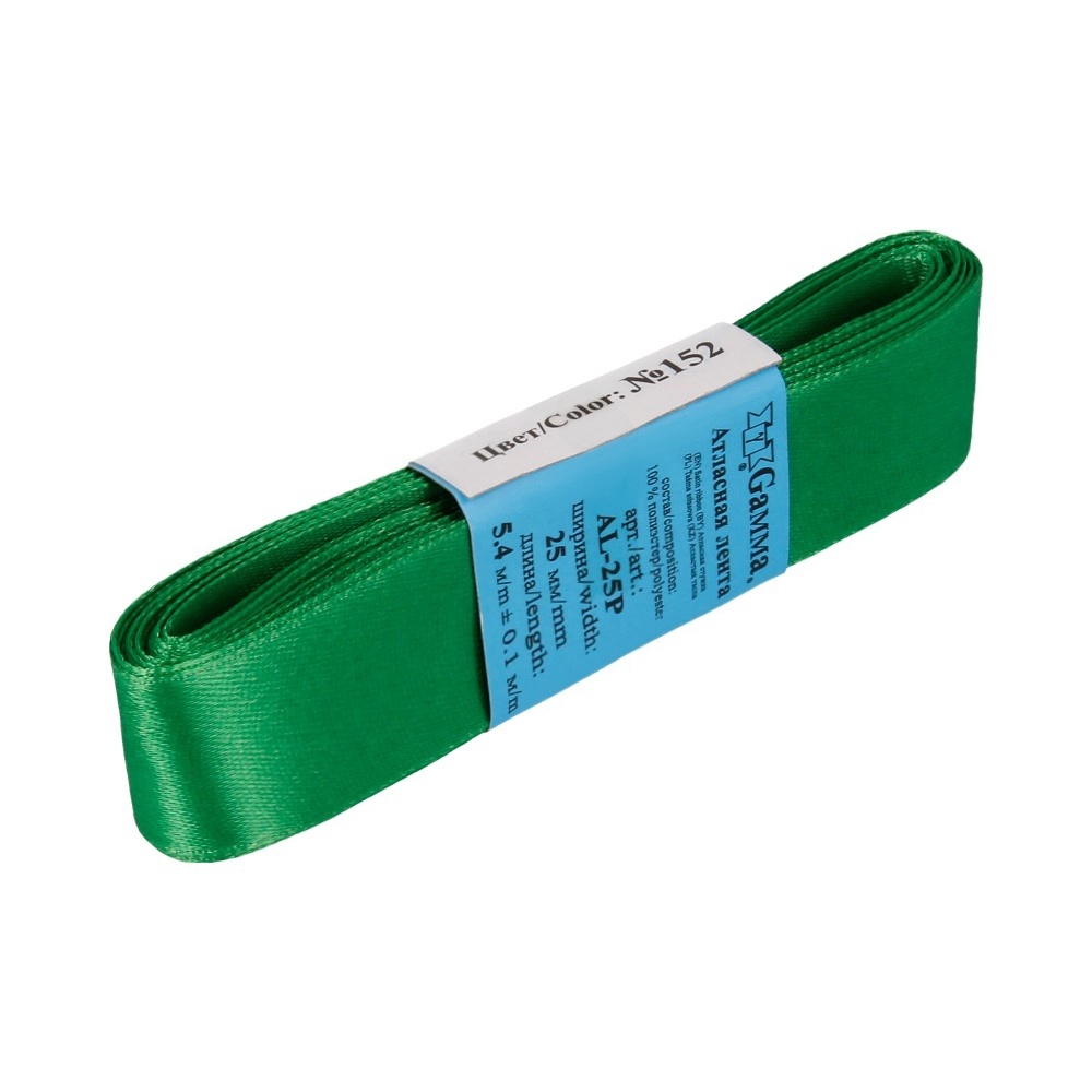 

Gamma 25 мм, 5х54 м, №152, зеленая, 25 мм, 5х54 м, №152, зеленая
