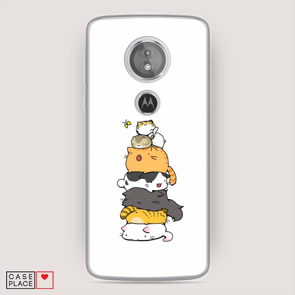 

Чехол Awog на Motorola Moto E5 / Моторола Мото E5 "Бутерброд из котиков", Разноцветный, 241050-10