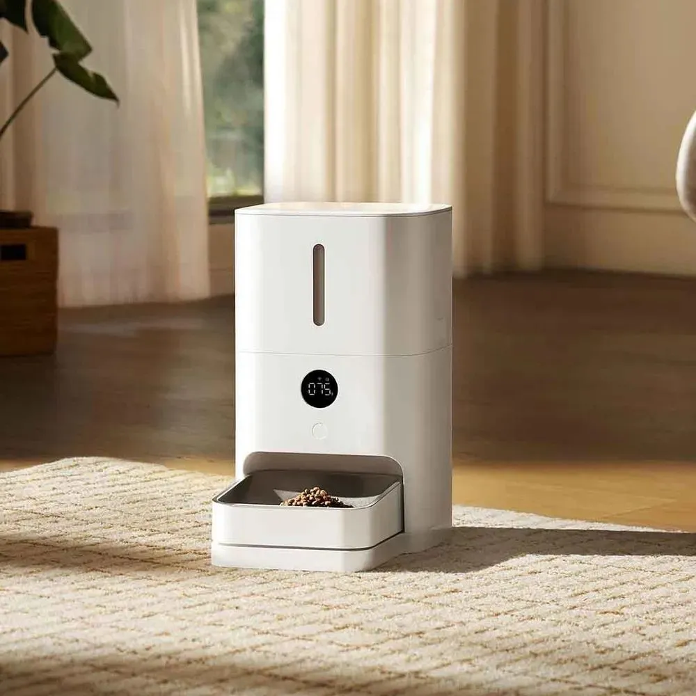 Умная автокормушка для кошек и собак Mijia Smart Pet Feeder 2, белая, пластик, 5 л