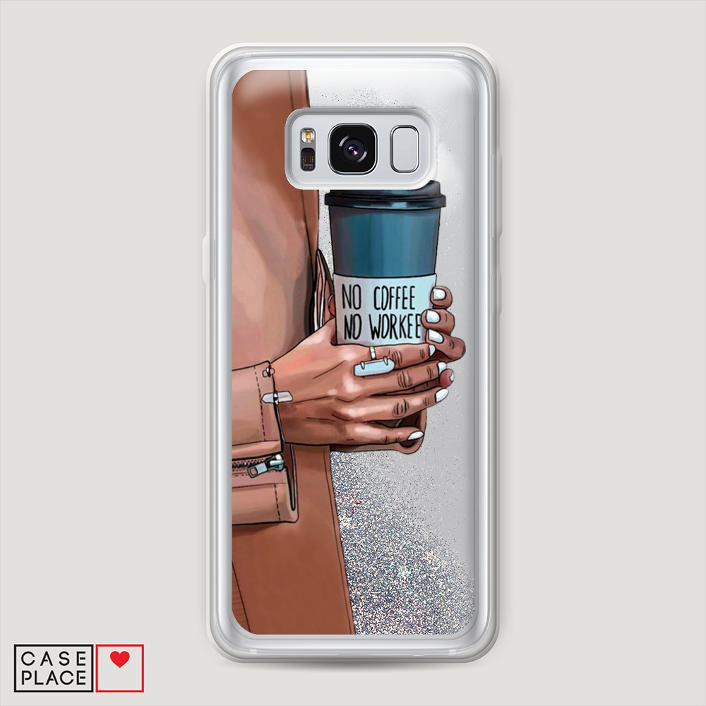 

Чехол Awog на Samsung Galaxy S8 "No coffee", Разноцветный, 24791-1