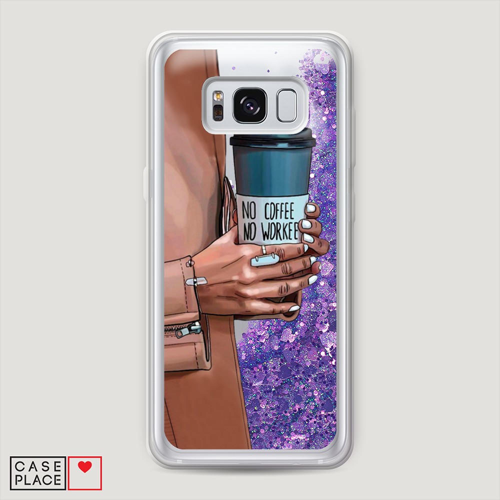 

Чехол Awog на Samsung Galaxy S8 "No coffee", Разноцветный, 24792-1