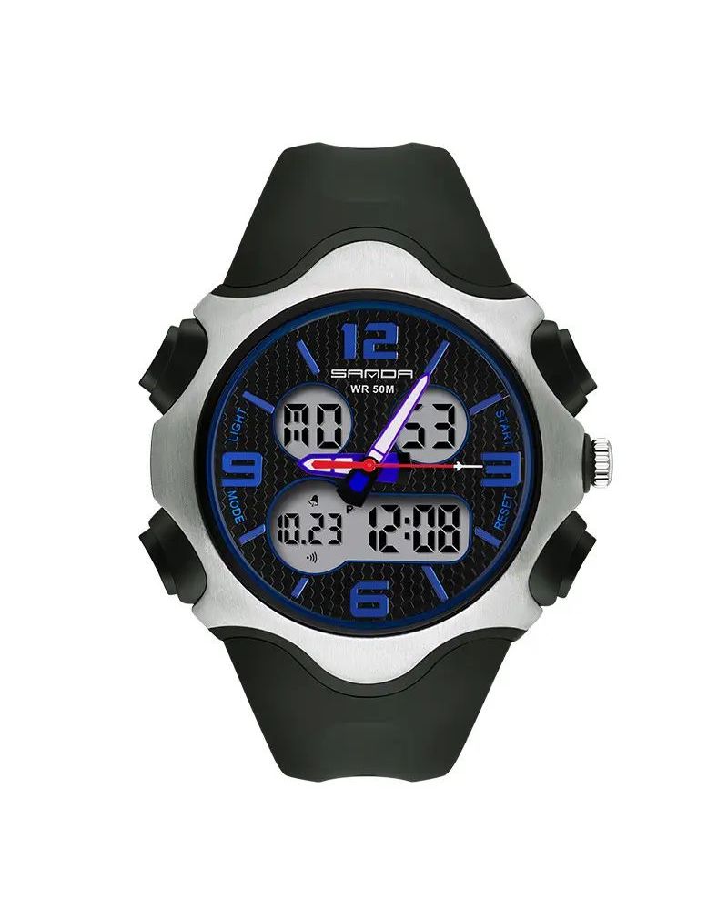 

Наручные часы мужские SANDA 02 779-1 BLACK-BLUE, 02 779-1 BLACK-BLUE