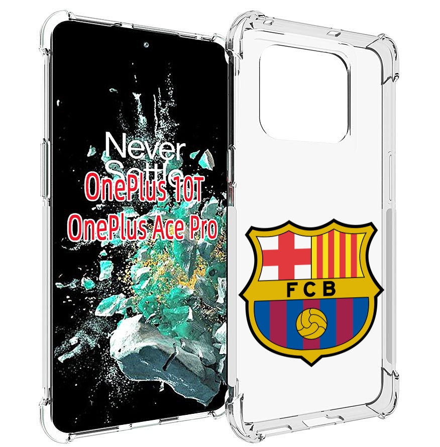 

Чехол MyPads ФК FCB Барселона для OnePlus 10T, Прозрачный, Tocco