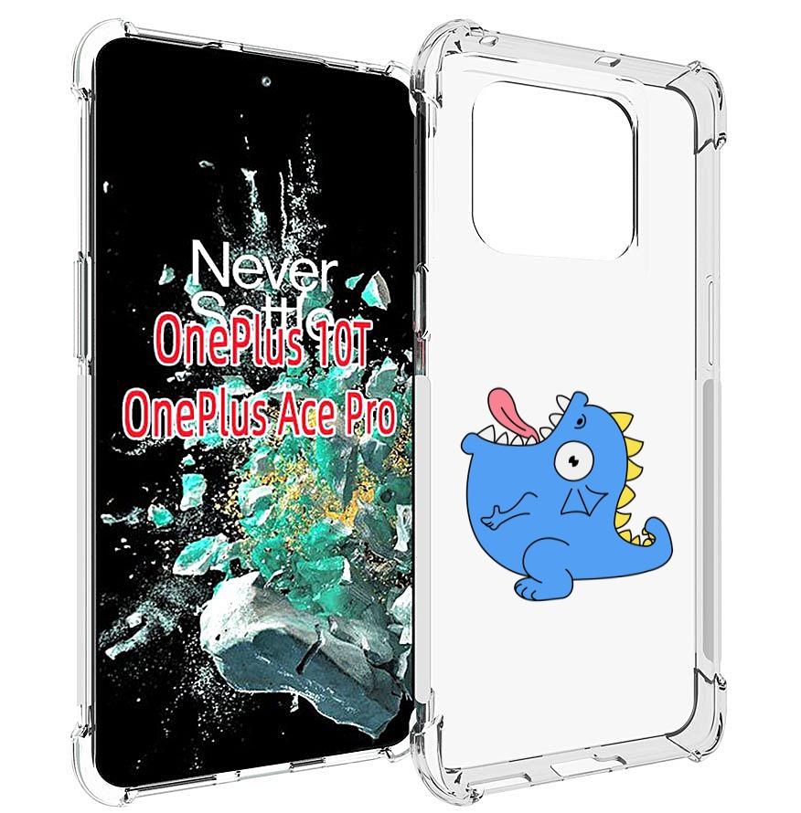 

Чехол MyPads голубая-рыбка для OnePlus 10T, Прозрачный, Tocco
