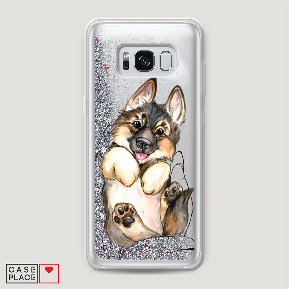 

Чехол Awog на Samsung Galaxy S8 "Овчарка в ладошках", Разноцветный, 24791-1