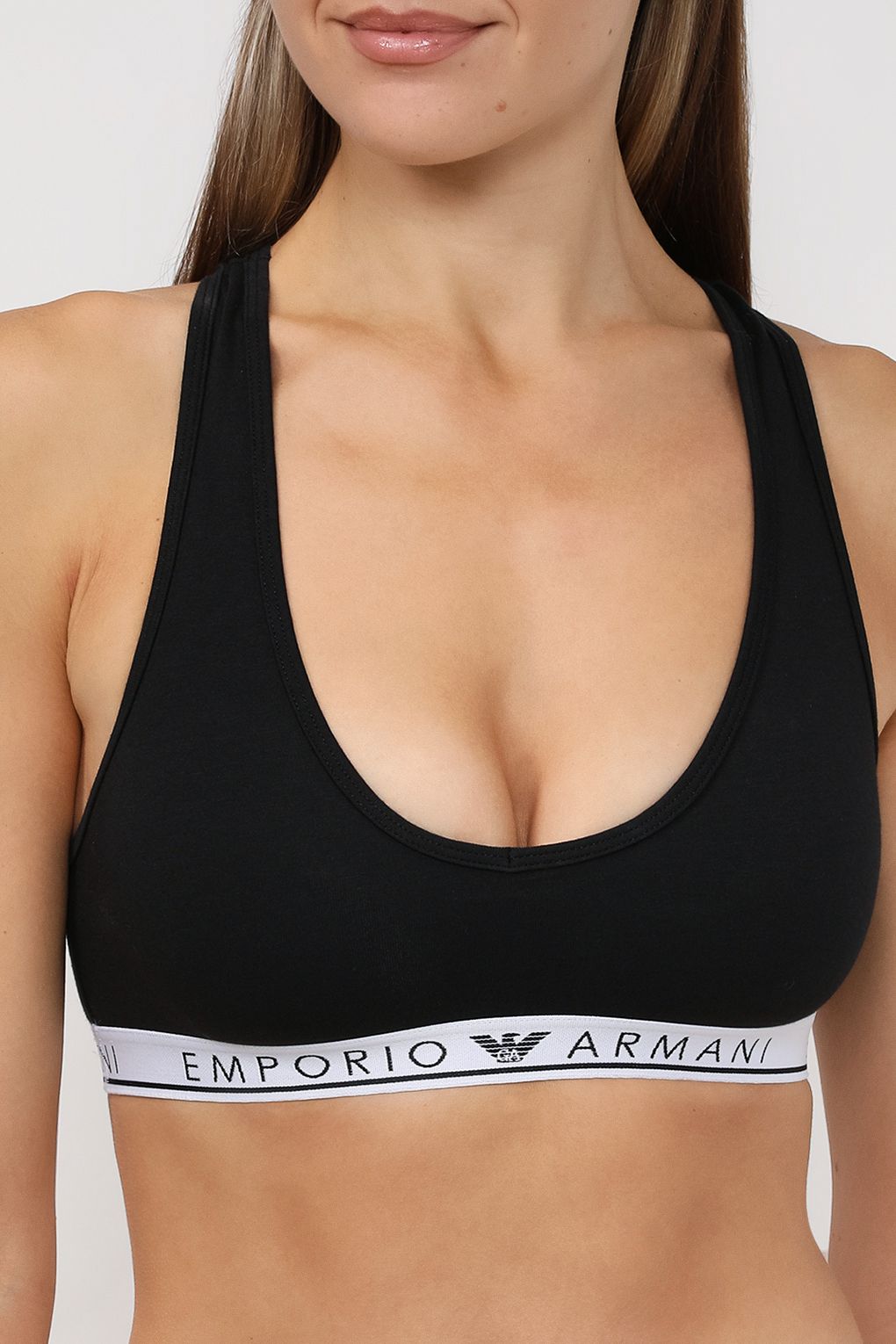 Бюстгальтер женский Emporio Armani 164723 3F227 черный M 6590₽