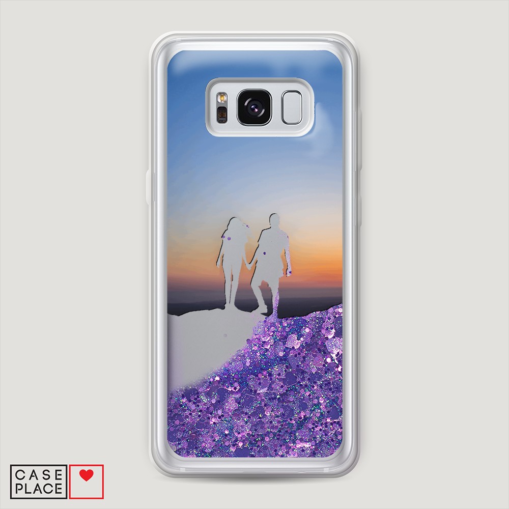 

Чехол Awog на Samsung Galaxy S8 "Пара на краю света", Разноцветный, 24792-1