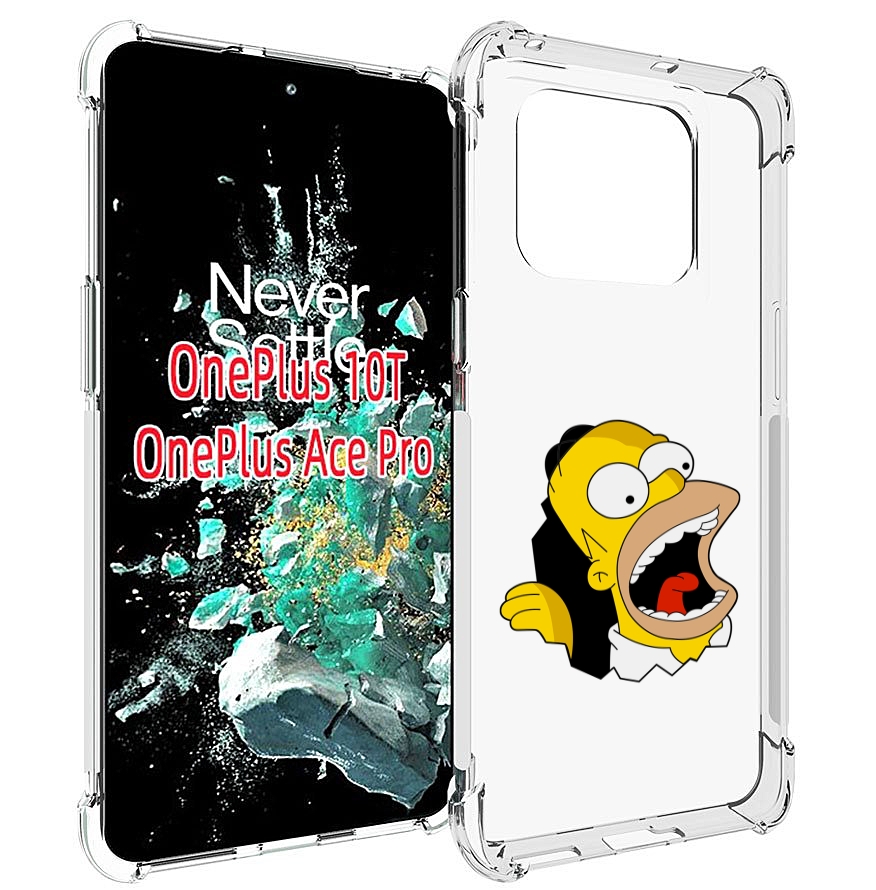 

Чехол MyPads гомер-голодный для OnePlus 10T, Прозрачный, Tocco